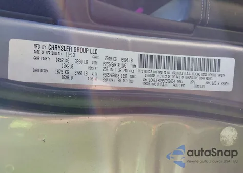 2014 Jeep Grand Cherokee Limited from USA, damaged, VIN 1C4RJFBG3EC356854